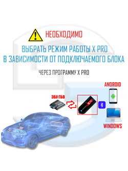 Bluetooth для ГБО УНИВЕРСАЛЬНЫЙ BT X PRO (9 режимов)