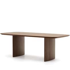 Стол обеденный Litto 240х100 см, шпон ореха