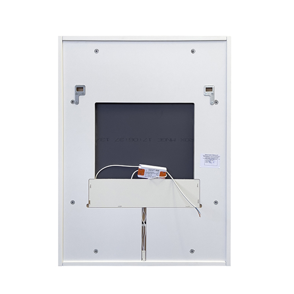 Зеркало-короб Comforty Марсель-60 белое матовое с подсветкой