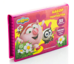 Набор для творчества СМЕШАРИКИ Нюша и Панди 35 предметов