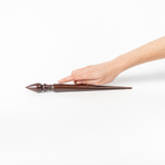 Опорное веретено для прядения из дерева сибирский кедр 300 мм. Art of Siberia. B73