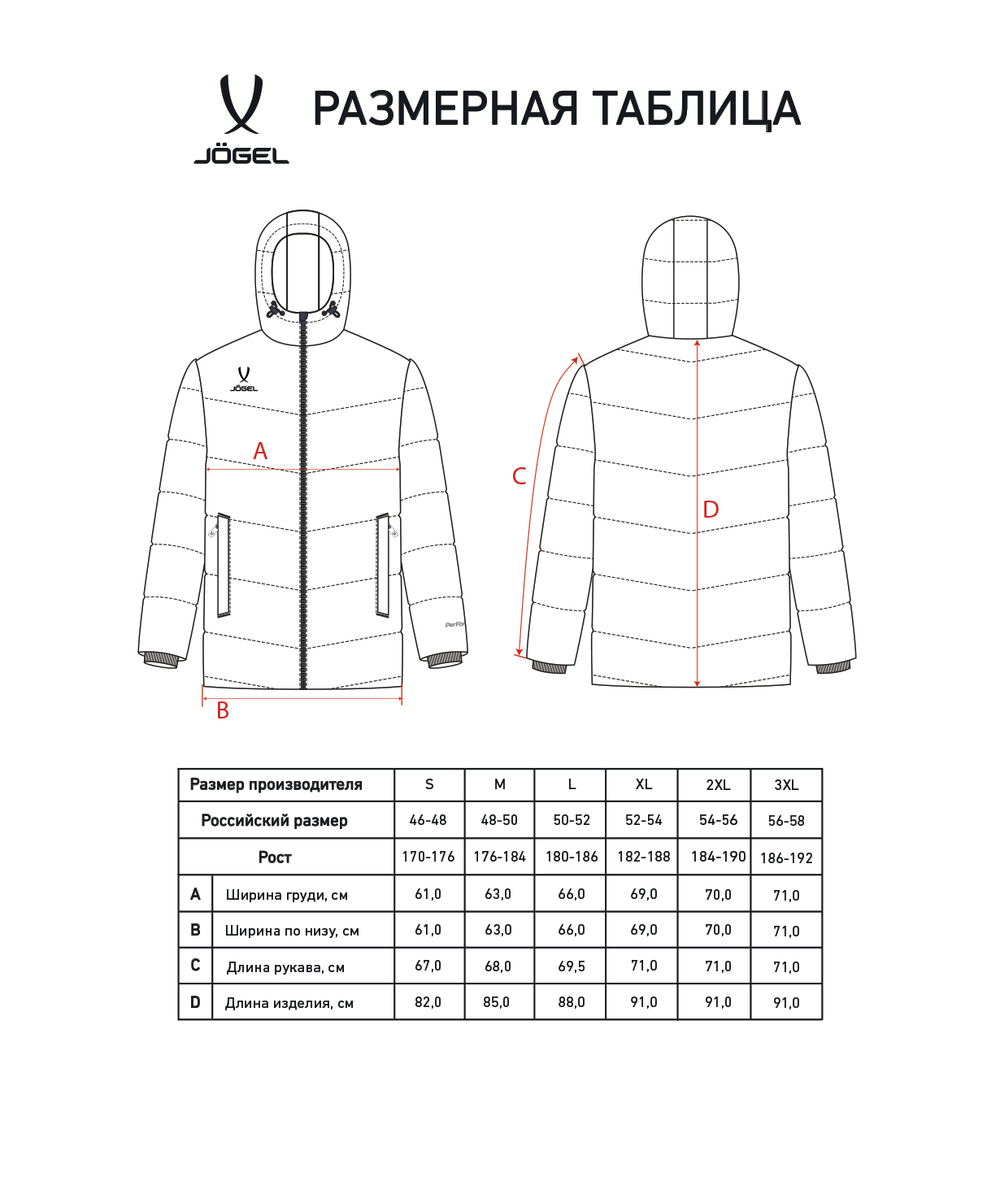 Куртка утепленная ESSENTIAL PerFormPROOF Padded Jacket, темно-синий