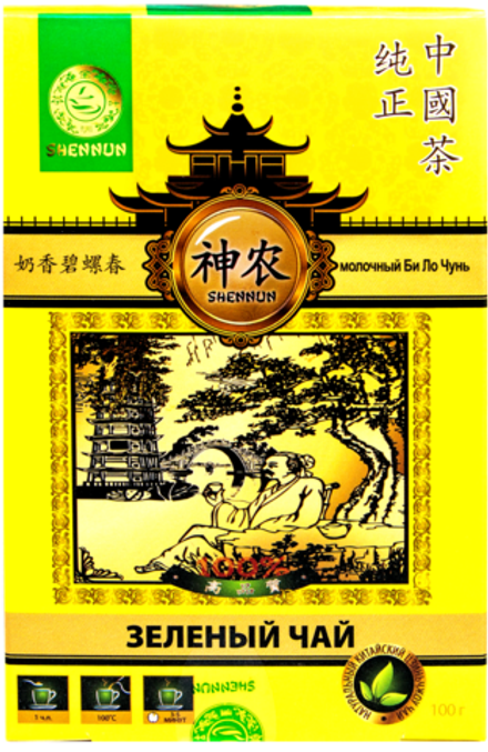 Чай зеленый Shennun Би ло чунь молочный 100 г