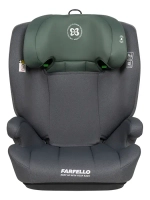 Автокресло детское Farfello Le9 100-150cm (Dark Grey/Green Серо-зеленое Le9)