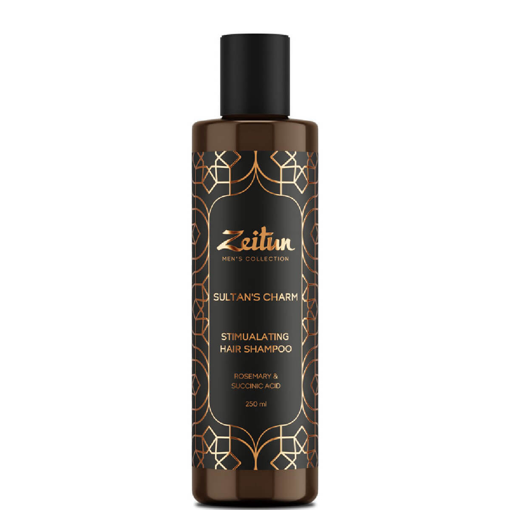 ZEITUN Men Шампунь для волос мужской Стимулирующий Sultan's charm 250 мл ZM603 (84659)