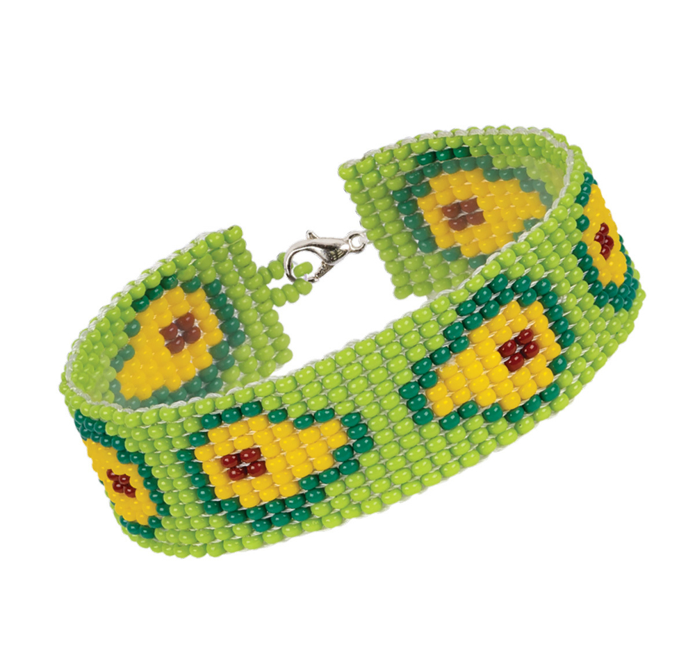 "Klart" набор для бисероплетения 11-001 "Браслет. Авокадо" 2 см