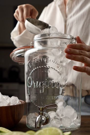Диспенсер для напитков с подставкой maison jar, 5 л