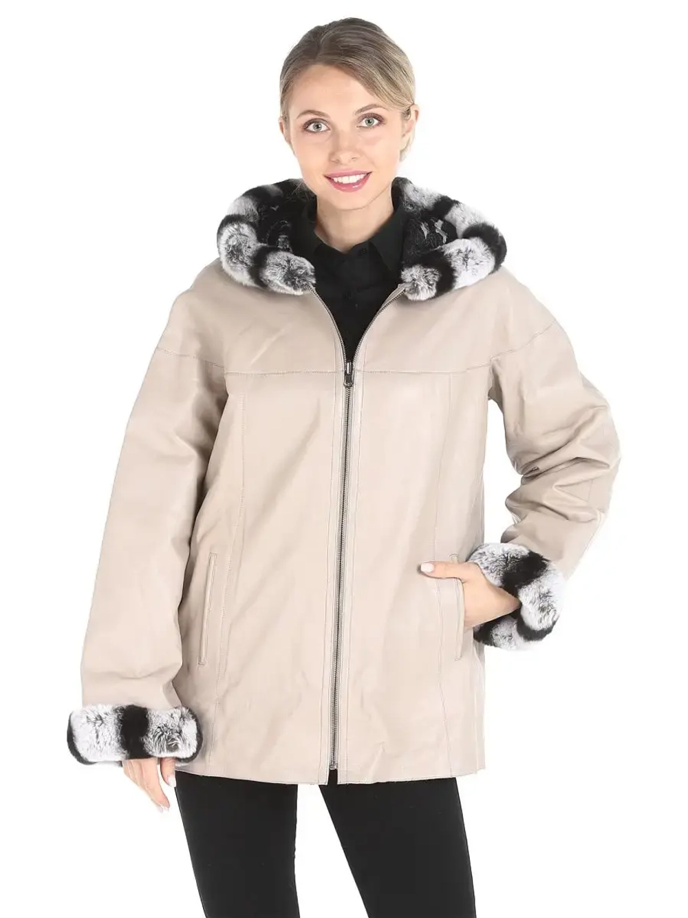 Куртка женская из натуральной кожи