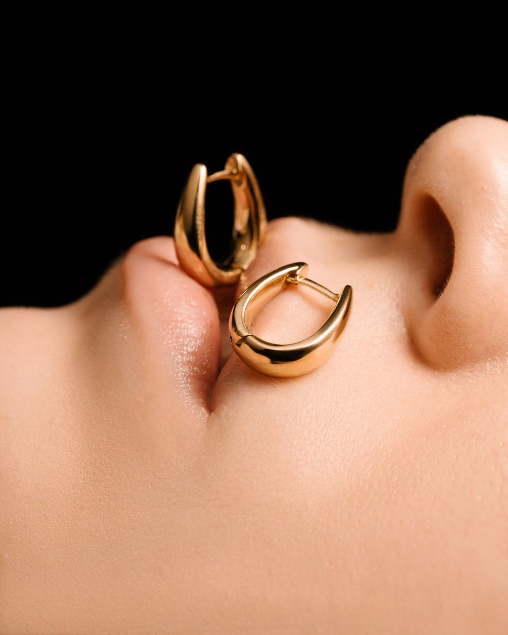 Серьги Lite, позолота