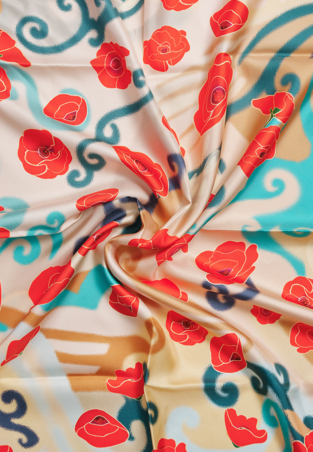 Шелковый платок MAKI 90x90