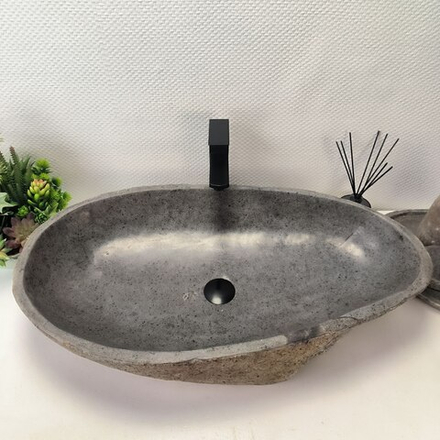 Раковина из речного камня RS-63640 (79*45*16) 0125