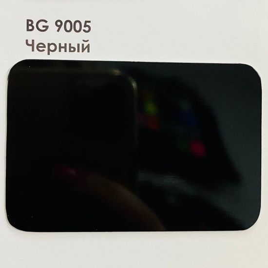 Плита BILDEX PE 3x1500х4000мм чёрная глянецевая панель BG 9005