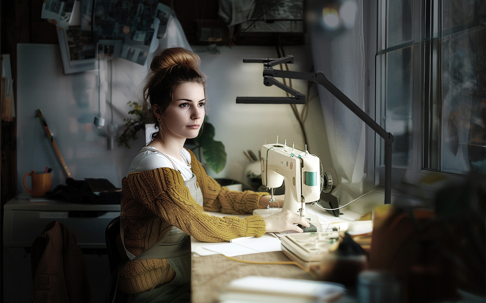 Светильник FRIENDME бестеневой настольный на струбцине светодиодный No. 2 черный с тройным источником света. Яркость - 1270 lum. 24W.