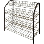 Этажерка1 д/обуви разб (700х300) 4 полки Медный антик