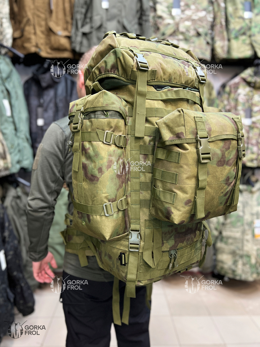 Рюкзак Viking 85 л Cordura 900D Зеленый лес