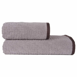 Полотенце 50х90 Arya home Cube серое