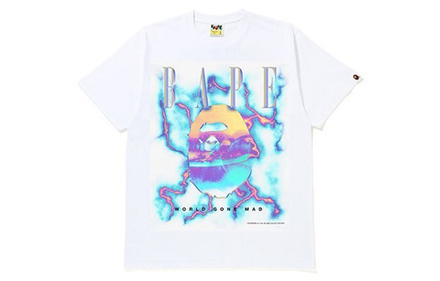 Футболка A BATHING APE BAPE LIGHTNING TEE T, 1G80-110-087