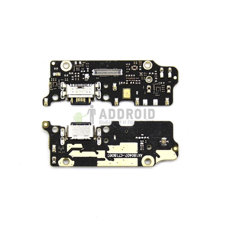 Нижняя плата для Xiaomi Mi 6x / Mi A2 с разъемом зарядки (usb) и микрофоном