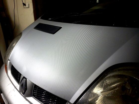 3D карбон пленка серебро