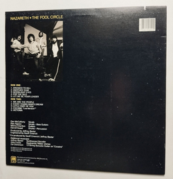Винтажная виниловая пластинка LP Nazareth The Fool Circle (USA 1981)