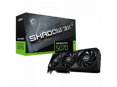 Видеокарта MSI Nvidia GeForce RTX 5070 SHADOW 3X [RTX 5070 12G SHADOW 3X]