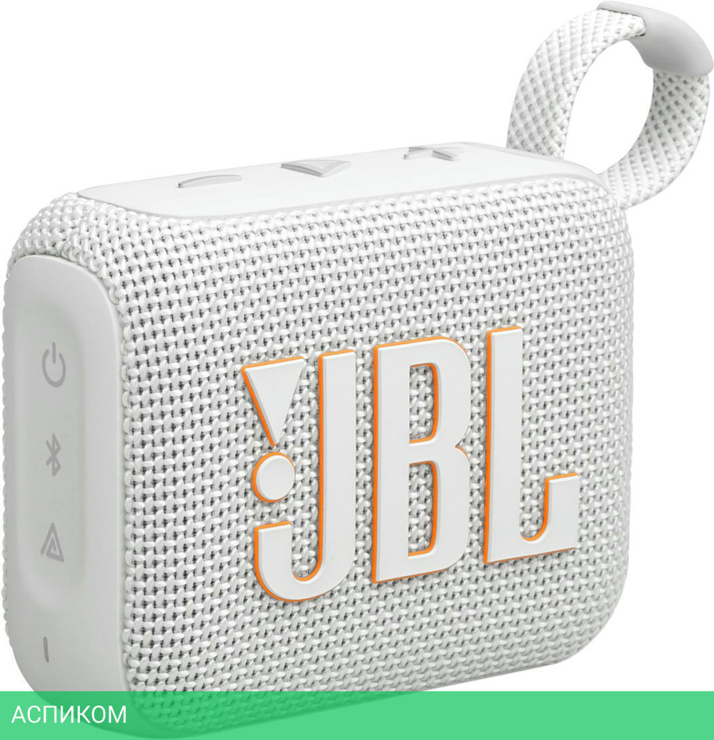 Беспроводная колонка JBL Go 4 White (JBLGO4WHT)