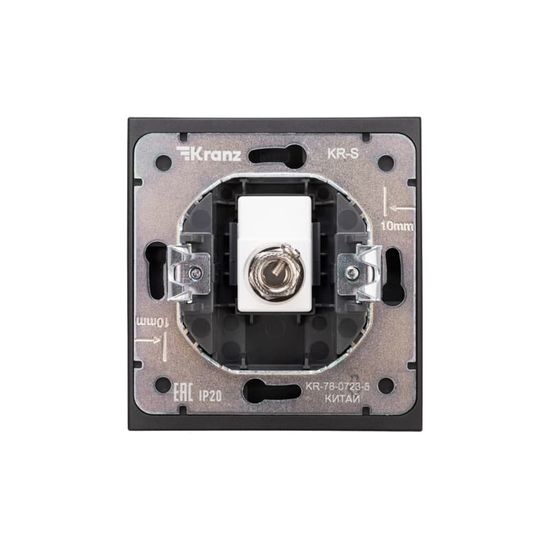 Розетка STRONG TV с/у антрацит KRANZ