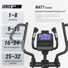 Эллиптический тренажер UNIX Fit E-1100 (LED) PRO
