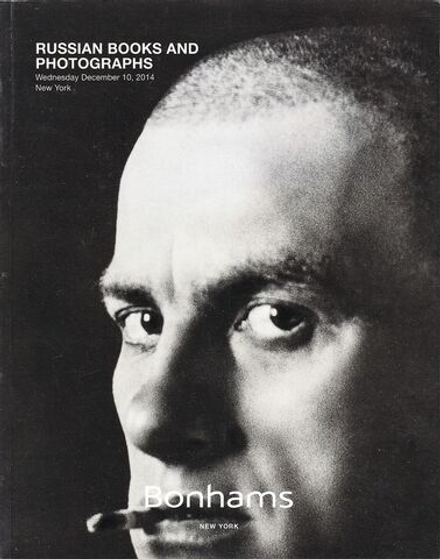 Каталог аукциона Bonhams, Нью-Йорк, Русские книги и фотографии от 10 декабря 2014 года