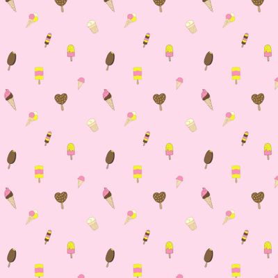 Мороженое розовое и шоколадное