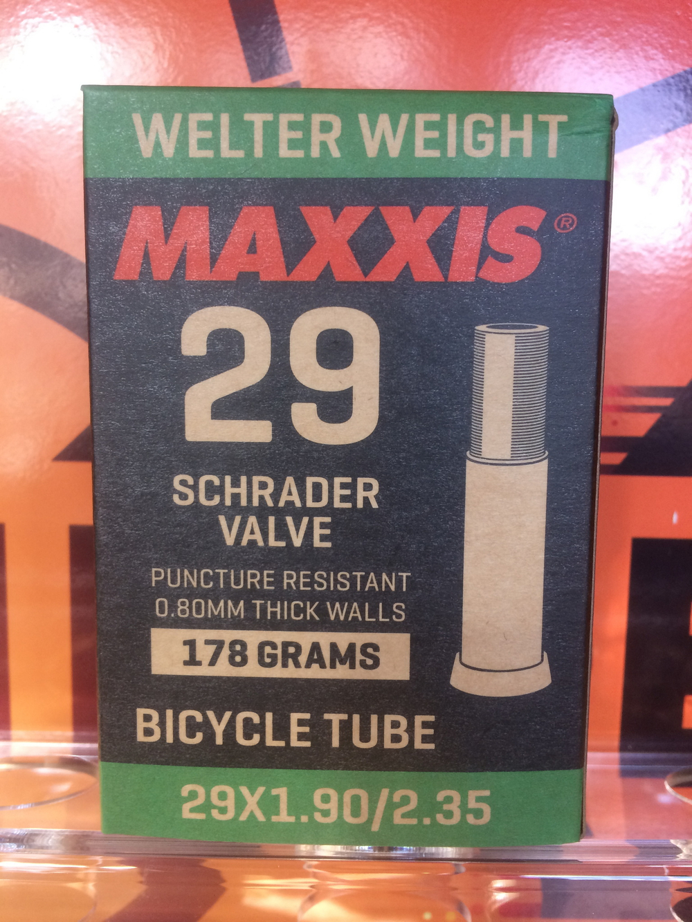 Камера Maxxis Welter Weight 29x1.90/2.35 0.9 мм авто нип. IB96822500 Тайвань