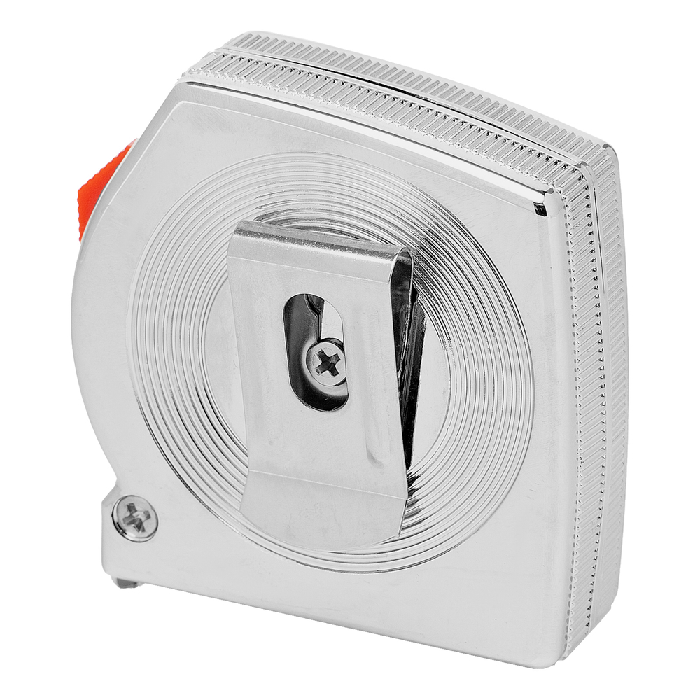 Рулетка Chrom,3 м x 13 мм,хромированный корпус Matrix