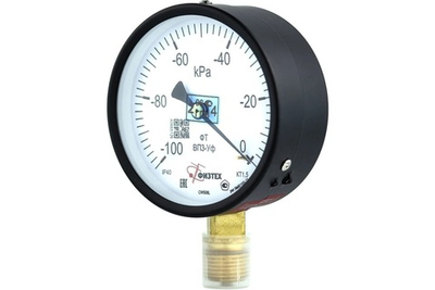 Вакуумметр ВП3-Уф -100…0 кПа кт.1,5 d.100 IP40 G1/2 РШ