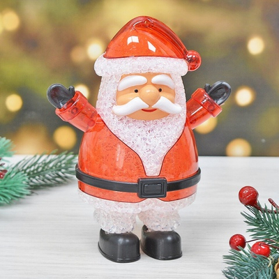 Сувенир "Дед Мороз" светящийся, 15,5*12,3*8,4см