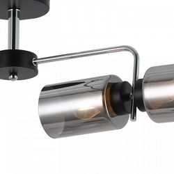 Люстра на штанге ILLUMICO  IL8249-4COU-79 BK CR