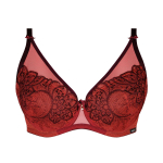 Бюстгальтер Livia с пуш-ап чашками на тонком поролоне (Размер: 80D) (Цвет: черный с бежевым)