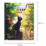 Дневник 1-11 класс 40 л., твердый, BRAUBERG, матовая ламинация, "Cute Cat", 107180