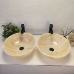 Раковина из оникса Bowl Yellow TinLip BO-62944 45*45*17 39