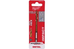 Сверло по металлу RedHEX HSS-G TiN (5х46х80 мм) Milwaukee 48894712