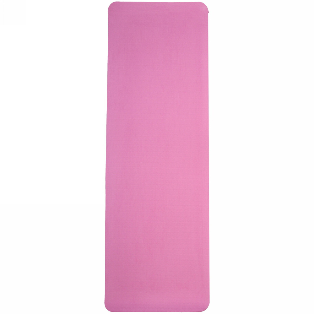 Коврик для йоги 6мм 61*183 см «Гармония» 2х сторонний, фиолетовый/розовый