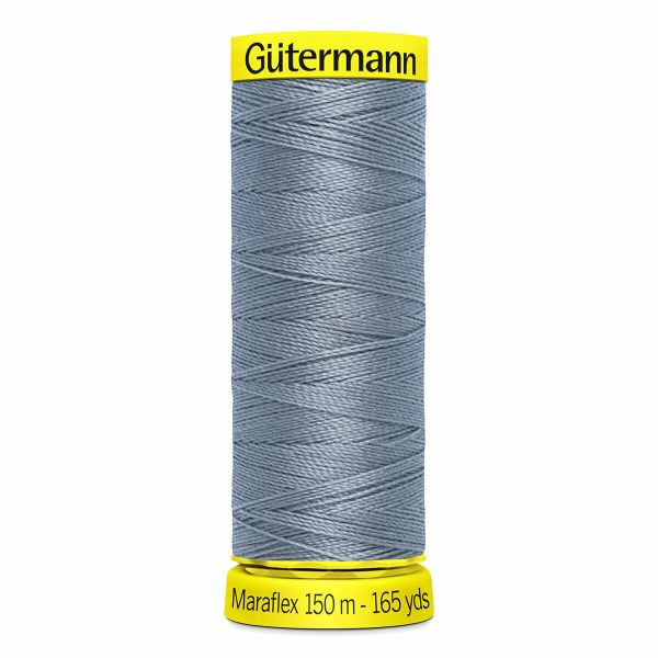 Нитки для трикотажа Gutermann Maraflex 120 (150 метров), 5 кат. | 064 серый джинс
