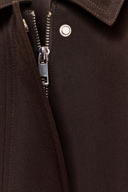 ZARA ЖИЛЕТ С ПОДПЛЕЧНИКАМИ И ЭЛАСТИЧНЫМ НИЗОМ, КОРИЧНЕВЫЙ