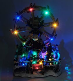 XM-762 Новогодняя миниатюра с подсветкой