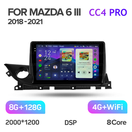 Teyes CC4 Pro 9" для Mazda 6 III 2018-2021