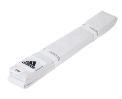 Пояс для тхэквондо Adidas Club белый