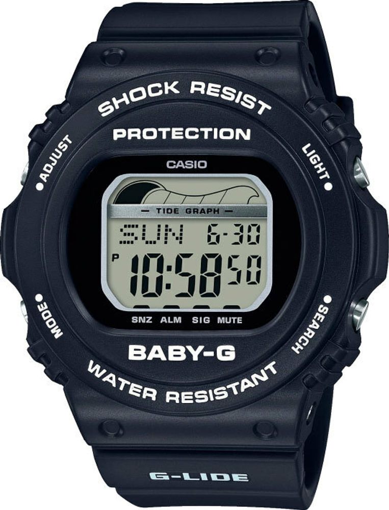 Японские наручные часы Casio Baby-G BLX-570-1ER с хронографом