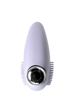 Виброкольцо JOS MOYS белое, силиконовое, с вибрацией