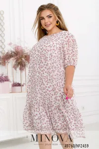 Платье 2459-белый Minova