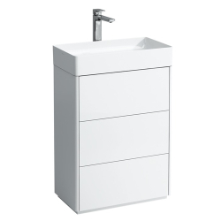 Мебель для ванной Laufen Living Square 59x43см.  4.0533.3.043.463.1 с раковиной Living Square 1143.4