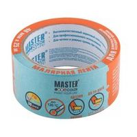 Лента малярная 48 мм 25 м для деликатных поверхностей на рисовой бумаге голубая Master Color